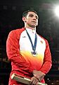 Ayoub Ghadfa at the 2024 Summer Olympics (cropped)