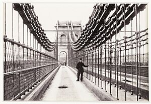 Bangor, View on Suspension Bridge (8571590364)