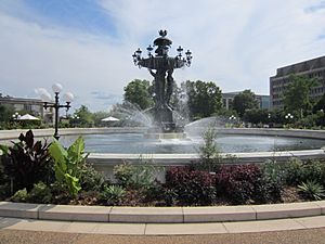 Bartholdi Fountain in Washington, D.C. 2012