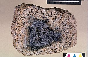 Bauxite with unweathered rock core. C 021
