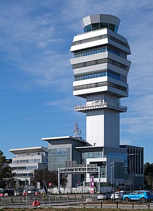 Belgrade Nikola Tesla Airport Tower 2023