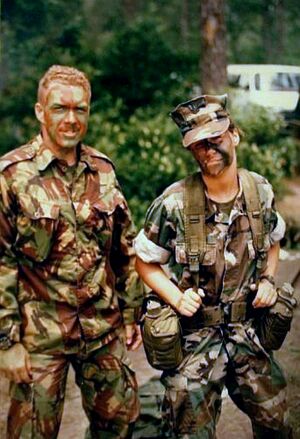 Bermuda Regiment & US Navy personnel at Camp Lejeune