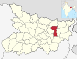 Bihar district location map Madhepura.svg