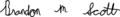 Brandon Scott signature