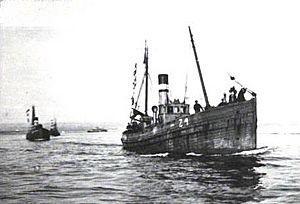 British drifters Otranto barrage