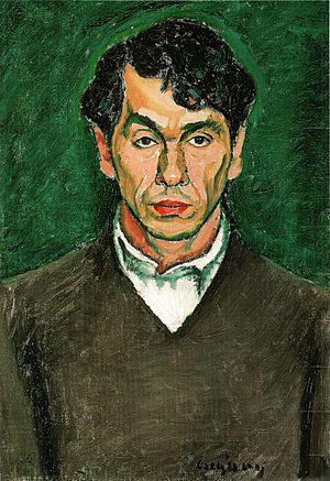 CZIGÁNYDezső (1883-1937) painter Self-portrait 1912.jpg