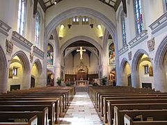 Cathedral of the Blessed Sacrament interior - Greensburg, Pennsylvania 01