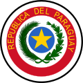 Coat of arms of Paraguay (1990–2013) - obverse