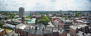 Coventry Cathedral Tower South Panorama
