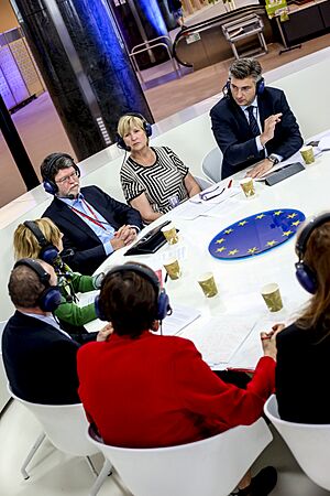 Croatian part- Citizens’ Corner debate on EU policies for asylum seekers and immigrants (18868612249)