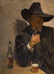 Diego Rivera - Self-portrait with Broad-Brimmed Hat - Google Art Project