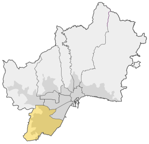 Location of Churriana