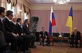 Dmitry Medvedev and Nikolay Azarov 27 June 2012 02