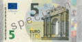 EUR 5 obverse (2013 issue)