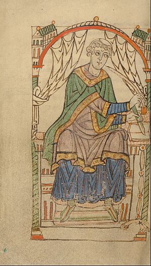 Eadmer of Canterbury Writing - Google Art Project