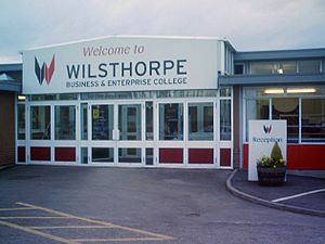 Entrance to Wilsthorpe College