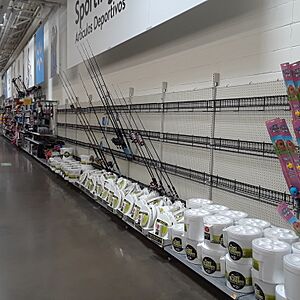 Fishing-rod panic buying