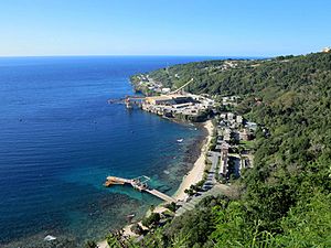 Flying Fish Cove at Christmas Island