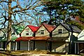 Front porch views of the Cottages at Carey's Camp