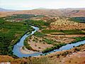 Greater Zab River near Erbil Iraqi Kurdistan