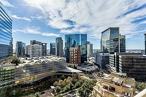 High-rise core of Uptown Dallas