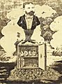 Illustration of the rubber baron Julio César Arana, published by La Felpa in 1908