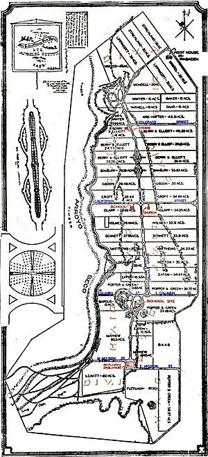 Indiana colony original parcels