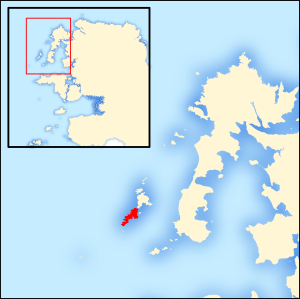 Inishkea South (with inset) - County Mayo