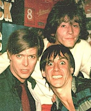 Ivan Kral, David Bowie and Iggy Pop by Ivan Kral