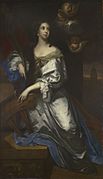 Jacob Huysmans - Queen Catherine of Braganza as Saint Catherine of Alexandria