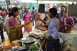 Jute Bag Stall - 39th International Kolkata Book Fair - Milan Mela Complex - Kolkata 2015-02-06 5835