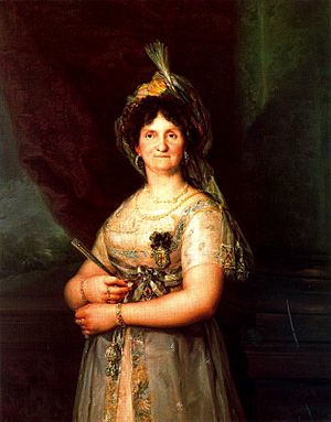 López y Portaña - Maria Luisa of Parma, Royal Palace of Madrid