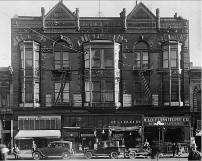 Lanfranco Block no. 2, northeast corner of Main and Requena, Los Angeles