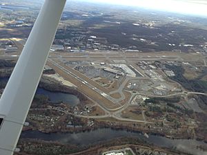 Manchester-Boston Regional Airport Aerial Photograph