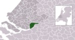 Location of Dordrecht