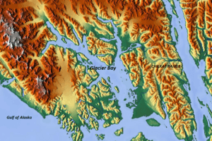 Map of Glacier Bay