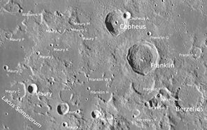 Maury + Cepheus + Franklin + Berzelius - LROC - WAC