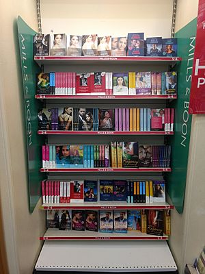 Mills & Boon books, W.H. Smith, Enfield