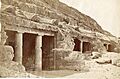 Miscellanea, Beni Hasan, Necropoli rupestre, 1870-1880, photo 1 of 4 - Archivio fotografico Museo Egizio, Turin INV07 002