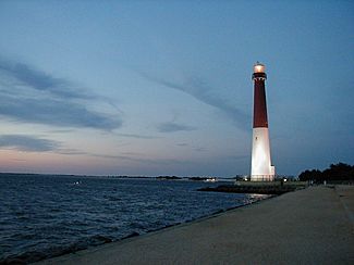 Sunrise at Barnegat Lighthouse on Long Beach Island