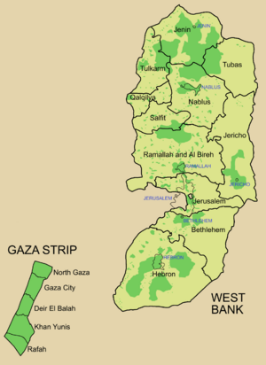 Palestine election map