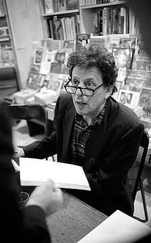 Philip Glass in Florence, Italy - 1993.jpg