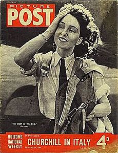 Picture Post - 16 September 1942 - Front Cover - Air Transport Auxiliary (ATA) First Officer Maureen Dunlop