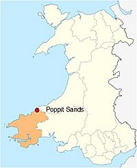 Poppit sands location