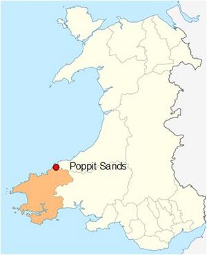 Poppit sands location