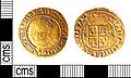 Post-Medieval coin , Gold Crown of Elizabeth I (FindID 474211)