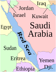 Red Sea map