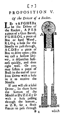 Robert Anderson Rocket Diagram 1696