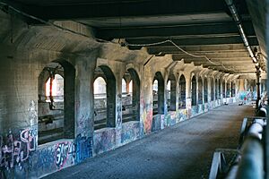 Rochester NY Broad Street Bridge Subway 2001