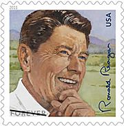 Ronald Reagan stamp 2011